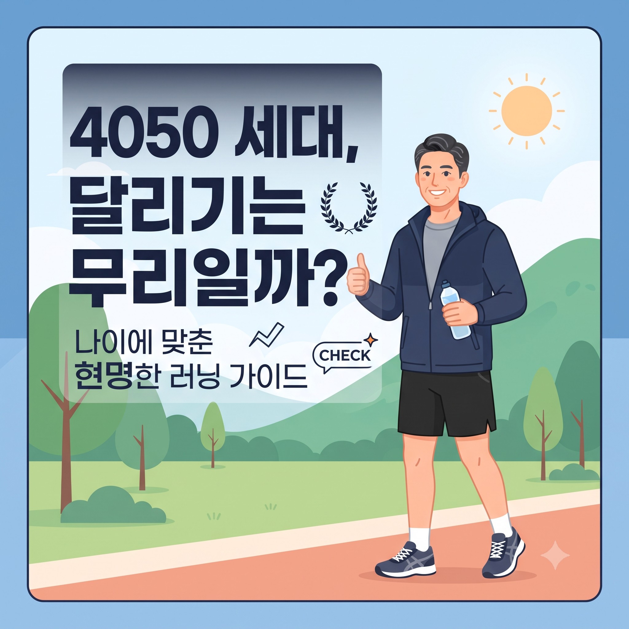 4050 세대 러닝 가이드 배너